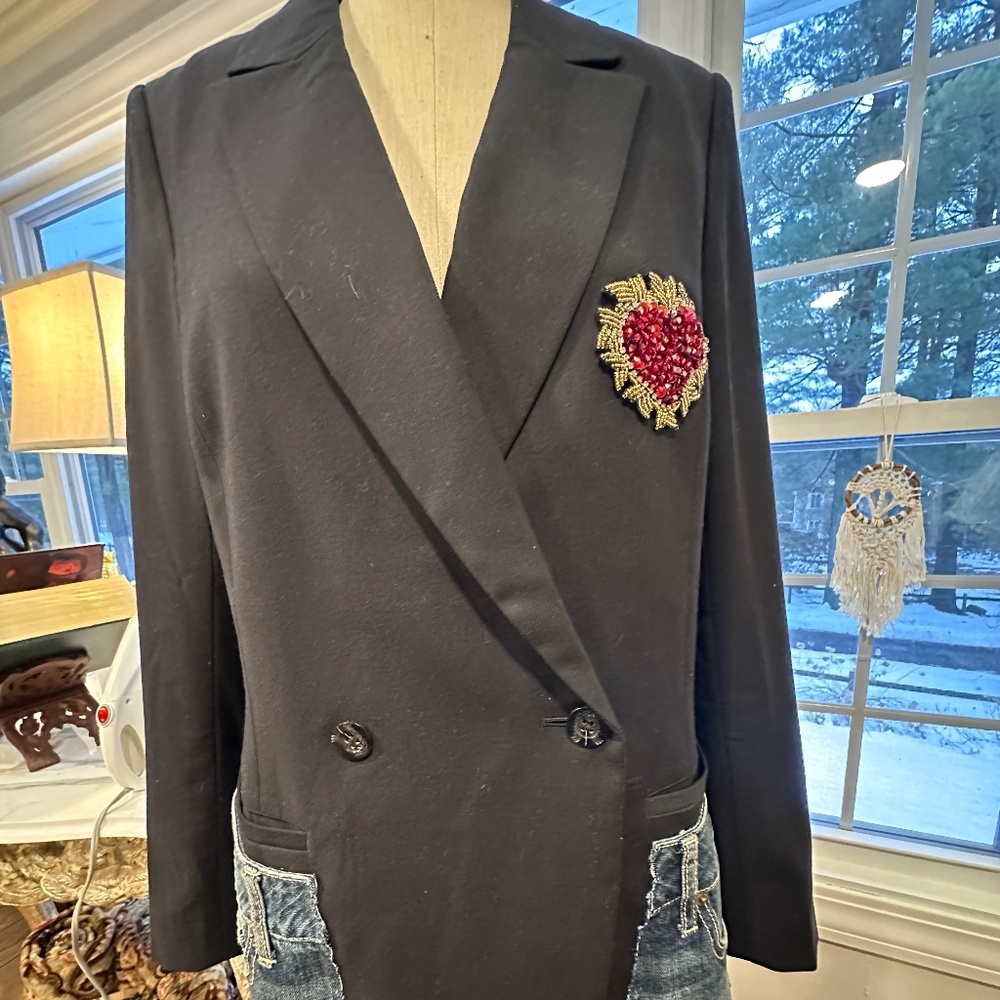Wildfang Rolling Stones One-of-a-kind statement blazer